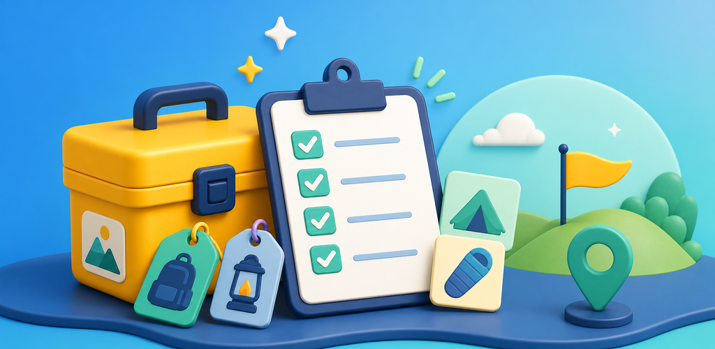 GearFlow equipment checklist illustration